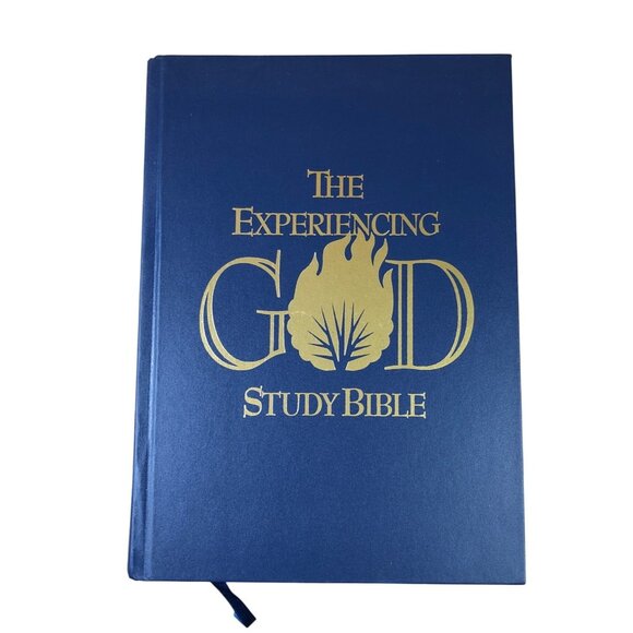The Experiencing God Study Bible New King James Version Hardcover Blue Christian - Picture 1 of 16
